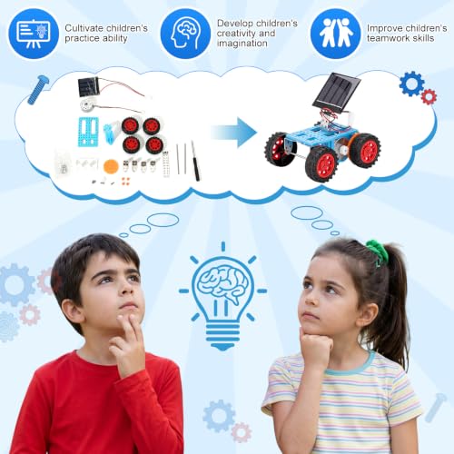 Soulchen 12 Pack Stem Kits for Kids Bulk Stem Solar Robot Kit, Age 12-14