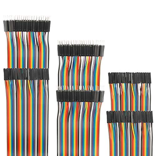 120pcs 20cm Breadboard Jumper Wires Dupont Cable Assorted Kit - color: 120pcs Assorted(40pin F-F/40pin M-M/40pin M-F ), size: 7.8 inch (20cm)