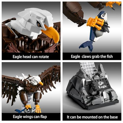 SATHIBI Eagle Building Set for Adults, Ideas Bird Building Block - style: Eagle Set