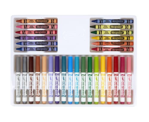 Crayola Dinosaur 5-in-1 Art Kit for Kids, Dinosaur Toys, Kids Art Set, Dinosaur Gift for Boys & Girls, Ages 4+