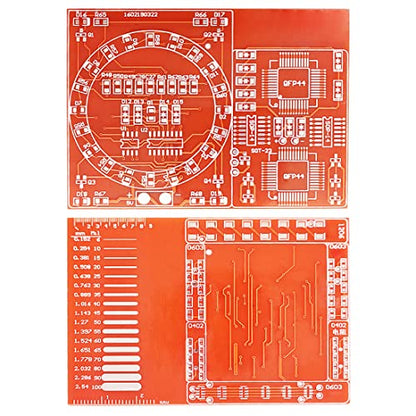 Gikfun DIY SMD SMT Welding Practice Soldering Skill Training Board NE555 CD4017 Water Flowing Led DIY Kit EK1885 (Pack of 2) - size: 80mm x 60mm (Pack of 2)