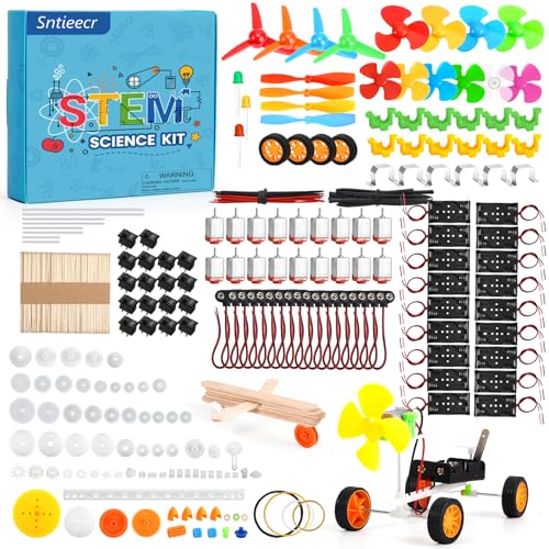 Sntieecr 276PCS DC Motor Kit, Mini Electric Circuit Kit - style: 276 x Electric Circuit Kit