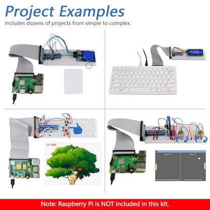 Freenove RFID Starter Kit for Raspberry Pi 5 4 B 3 Zero 2 W (NOT Included)