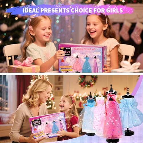 MPQMPQ 1000+ PCS Fashion Designer Kits for Girls Age 6 7 8 9 10 11 12+