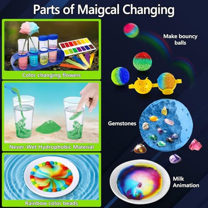 UNGLINGA 300+ Experiments Science Kit for Kids Chemistry Set S.T.E.M Toys - style: science kit with 300+ experiments