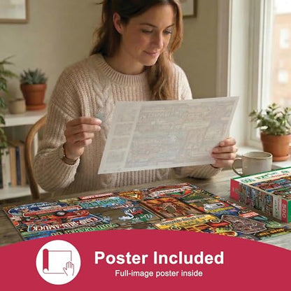 MasterPieces - 550 Piece Jigsaw Puzzle, The Lake, Fun for Adults, Family, Kids, 18" x 24" - style: The Lake