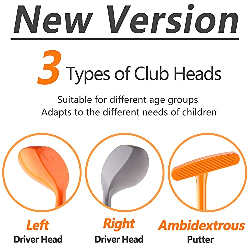iPlay, iLearn Kids Golf Toy Set, Toddler Boy Outdoor Sport Toy Age 3-5 - color: Orange