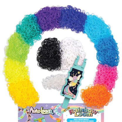 Rainbow Loom 6,000 Band Refill Featuring Glow w/Auto Loom, Craft Kit, 7+