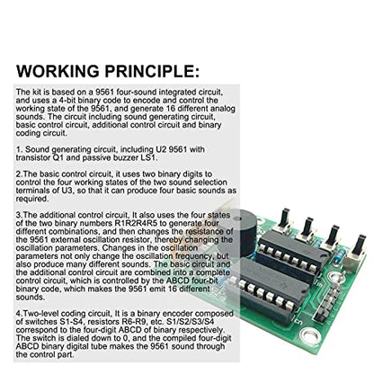 ISolderStore Electronic DIY Kits 16 Music Box Soldering Practice Kit DIY Soldering Project for Teens Kids Adults Thanksgiving Xmas Gift