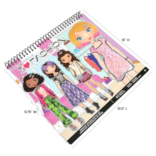 Fashion Angels I Love Fashion Sketch Portfolio - color: I Love Fashion