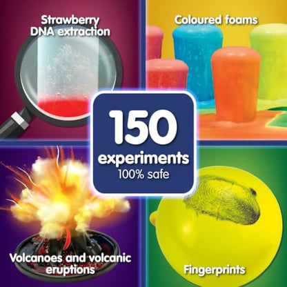Science4you Super Science Kit for Kids 6-8 - Discover 150 Science Experiments, Chemistry Set, Science Gifts for Kids 8-12