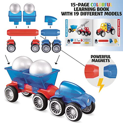 Mobius Magnetic Vehicle Building Set, 72 Pieces, STEM Toy, Ages 3+