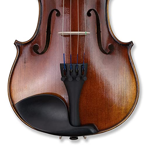 Antonio Giuliani Primo Violin 1/4 size Bundle By Kennedy Violins - Carrying Case and Accessories Included - Solid Maple Wood and Ebony Fittings - size: 1/4