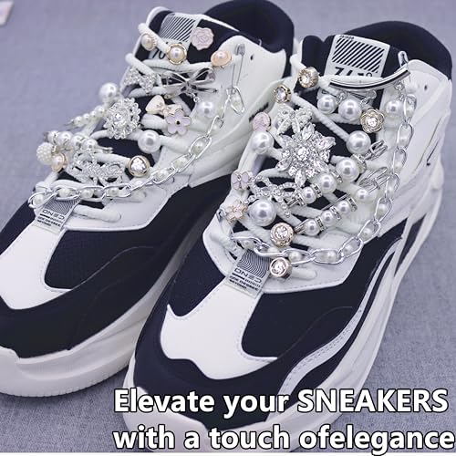 Junk Socks Charms Kit,Shoe Charms for Sneakers,Brooches and Pins for Women