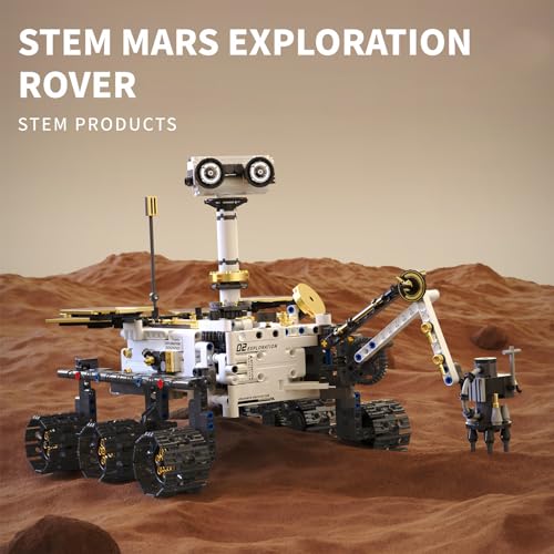 DOLIVE Remote & APP Controlled Mars Rover, STEM Building Set for Boys Ages 8-14, Space Toys for Kids Ages 8-12, Science Gift for Boys & Girls (1007 PCS)