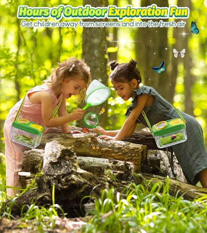 Bug Catcher for Kids, 22 PCS Bug Catching Kit with Bug Collector Toy Bugs - style: 22-Piece Set