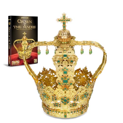 Piececool 3D Metal Model Kit for Adults Crown of the Andes Metal 3D Puzzle