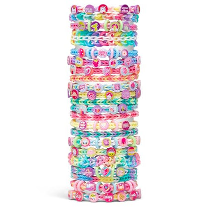 Rainbow Loom Pretty Pastels Beadmoji Bracelet Making Kit with Speed Loom