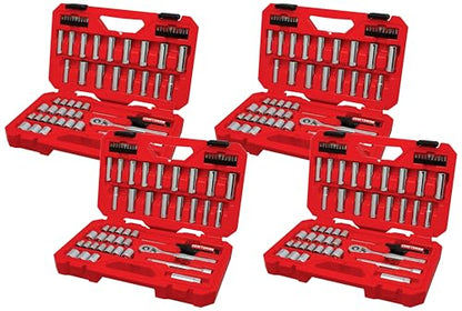 CRAFTSMAN Mechanics Tool Set, 3/8 Inch Drive, 61 Piece (CMMT45161) (Pack of 4) - size: Pack of 4