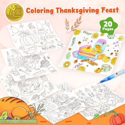 JoyCat Paint with Water Coloring Books for Toddlers (Thanksgiving) - style: Thanksgiving