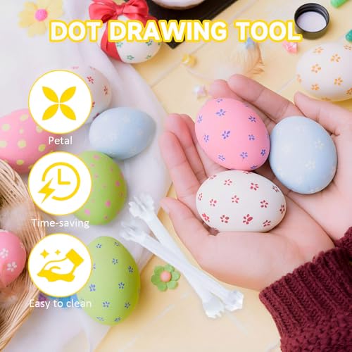 Corey-z Dot Painting Tools Set – 5 Dual-Ended White Dotting Pens with 10 Unique Patterns for Mandala, Rock Painting, and Floral Dot Art – Perfect for Beginners and Artists