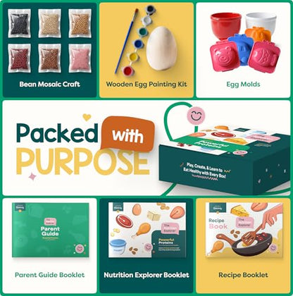 Baketivity Powerful Proteins Kids Nutrition Kit STEM Birthday Gift for Kids - color: 2-powerful Proteins
