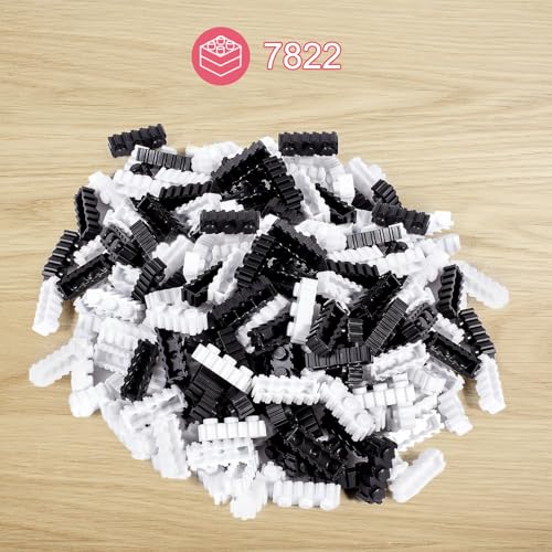 AHZILEl Animal Panda Blocks Building Set, 7822 Pcs Cute 3D Puzzle Mini Building Bricks Toy Kits, DIY Educational Particle Building Birthday Gift for Ages 8-14 - color: Panda