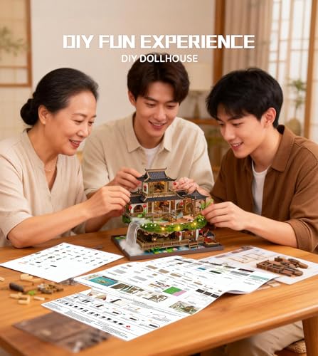 Spilay DIY Miniature House Kit for Adults, Fairyland Miniature Dollhouse - color: Upgraded Version of the Fairyland