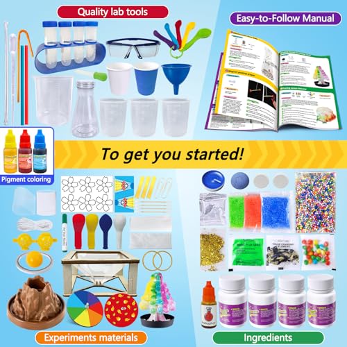 270+ Experiments Science Lab Kit for Kids Boys Girls
