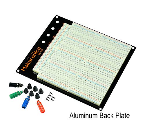 3220 Tie-point Solderless Breadboard Kit 140 U-shape 65 Jumper Wires
