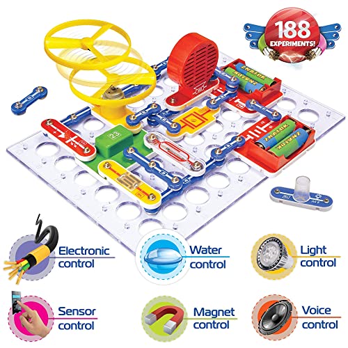 Science Kidz Electronics Kit - 188 Science Experiments Set for Kids