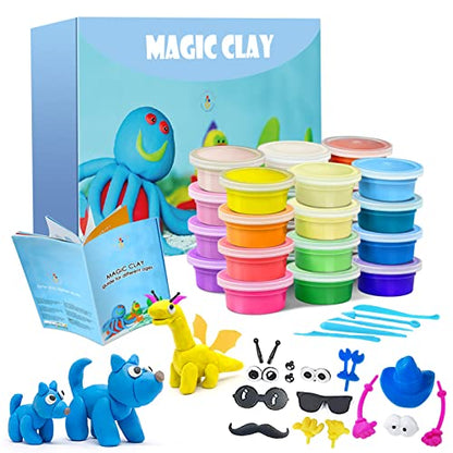 Modeling Clay Kit, 24 Colors Air Dry Clay - color: 24 Colors