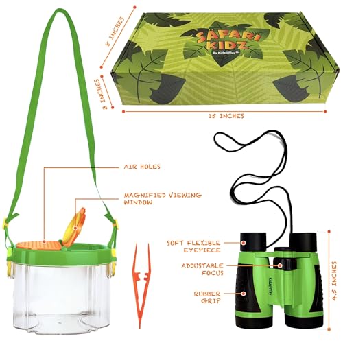 Kidz@Play Complete Green Safari Bug Hunting Kit - color: Green