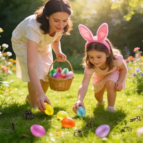 16 Pack Easter Eggs Filled with Brain Teaser Puzzles Toys, Easter Basket Stuffers for Kids Teens Adults, Easters Egg Fillers for Kids Boys Girls, Easters Eggs Hunt Game, Classroom Prize Supplies - style: 16 PC