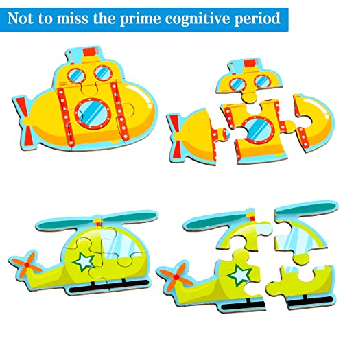 Magnetic Puzzles for Kids Ages 3-5, Travel Toddler Car Puzzle Toy - style: Traffic
