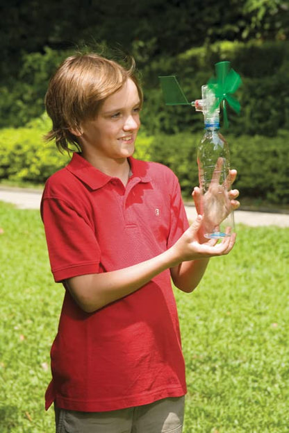4M Toysmith, Green Science Windmill Generator Kit, DIY Science Kit With LED Lights, For Boys & Girls Ages 8+ (Packaging May Vary) - style: Windmill Generator Kit