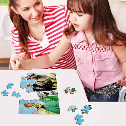 60 Piece Educational Puzzles for Kids Ages 4-8 Jigsaw Puzzle Games in Reusable Metal Box, Learning Toys with Extra Thick Safe Pieces for Boys & Girls - color: U1-6axy-6ewh