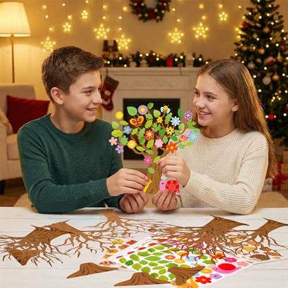 32 Set Seasonal Trees Craft Kits Make Your Own Four Seasons Tree Decoration - color: Seasonal Trees Craft