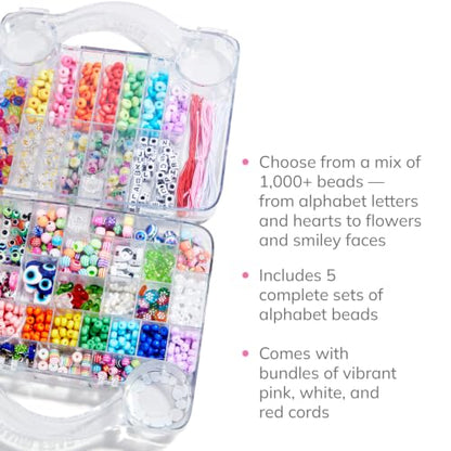 BaubleBar Ultimate DIY Bracelet Kit | 1000+ Pcs | Great for a Gift or Party | Bracelet Jewelry Making Kit with Beads - style: Bracelet Kit
