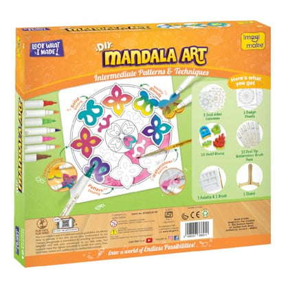Imagimake Mandala Art Kit, 12 Creative Activities for Kids Ages 8+ - style: Mandala Art Kit