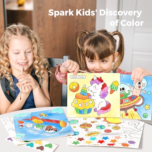 Jar Melo Paint with Water Books for Toddlers, Unicorns - style: Unicorns
