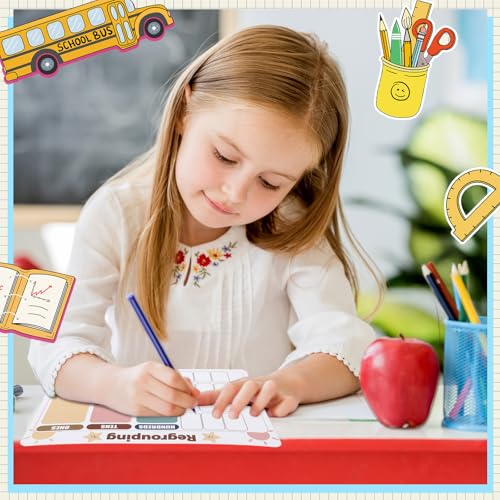 18Pcs Place Value Chart Dry Erase Board Math Manipulatives for Kids - style: Morandi Place Value Charts