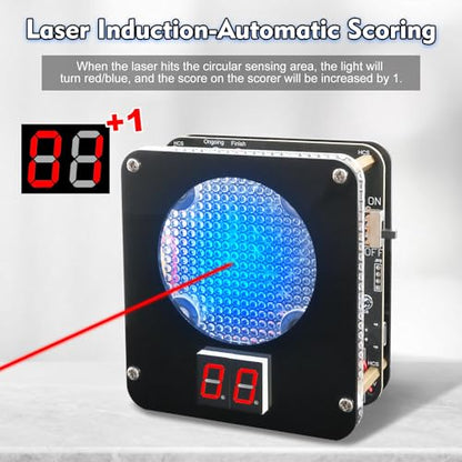 DIY Laser Target Soldering Practice Kit with Digital Score Counter