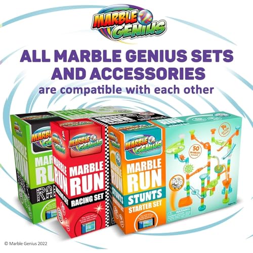 Marble Genius Marble Run Booster Set, 20 Pieces - STEM