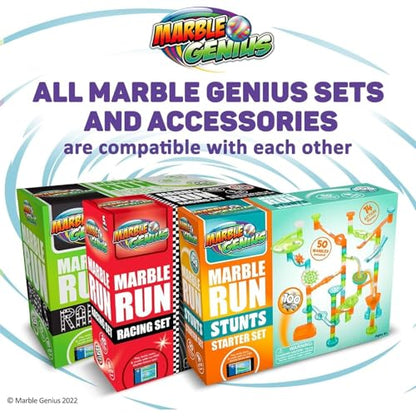 Marble Genius Marble Run Booster Set, 20 Pieces - STEM