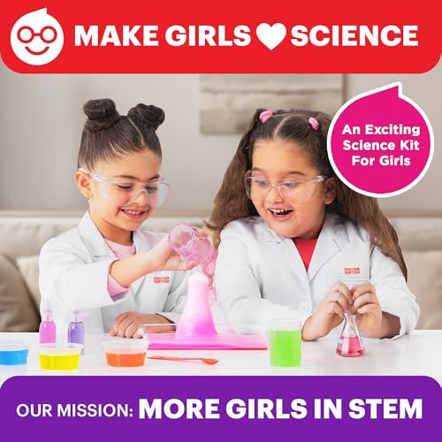 Doctor Jupiter Girls' First Amazing Science Experiments Kit for Ages 4+ - style: Girls' First Amazing Science Kit: 4+