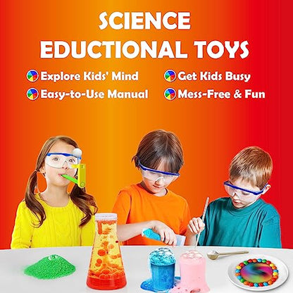 UNGLINGA 33 Experiments Science Kit for Kids - style: science kit with 33 experiments