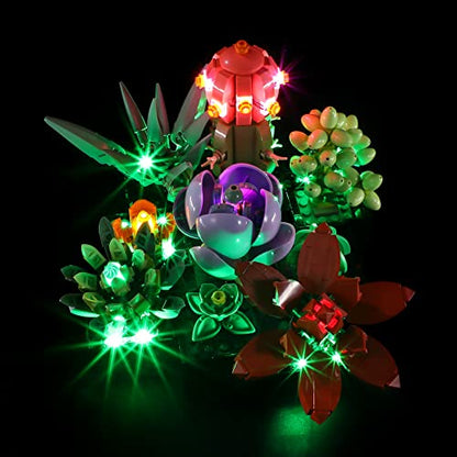 Lightailing Light for Lego-10309 Succulents - Led Lighting Kit Compatible with Lego Building Blocks Model - NOT Included The Model Set - style: (Only Light) 10309 Succulents