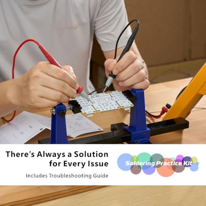 Soldering Practice Kit, 3-Color Split LED for Beginners