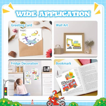 SOCOLER Paint with Water Coloring Books for Kids & Toddlers Boy-Traffic - color: Traffic